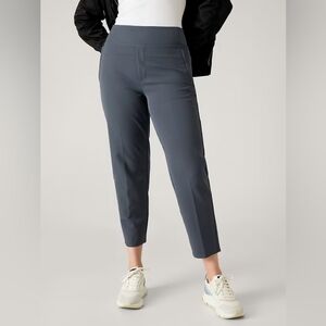 Athleta Endless High Rise Ankle Pant Granite Blue 10